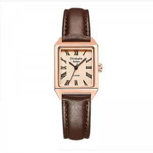 Christophe Arden CA 1004 Rosegold Full Brown Leather Roman LHLRGPN2